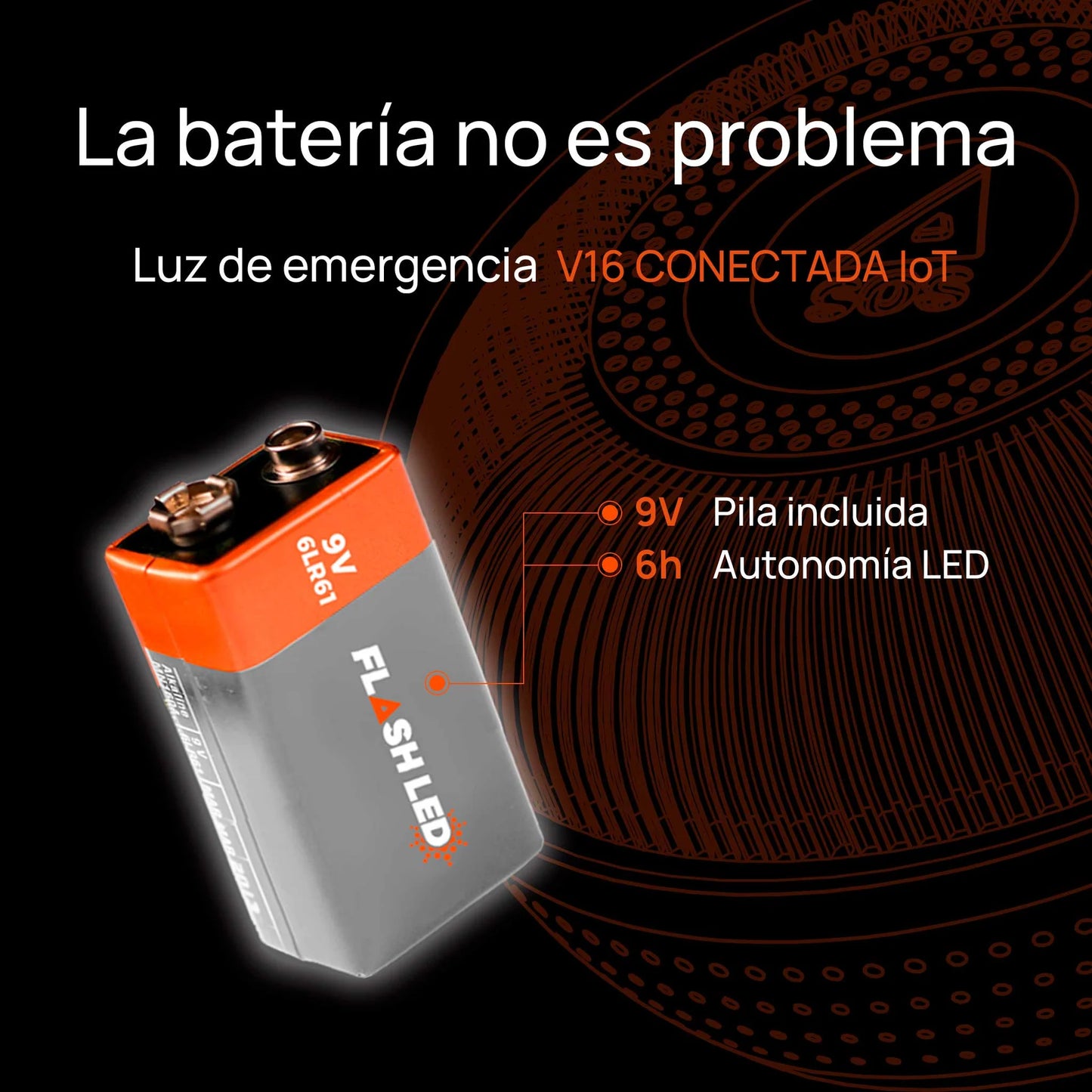 Baliza V16 Flash Led IoT
