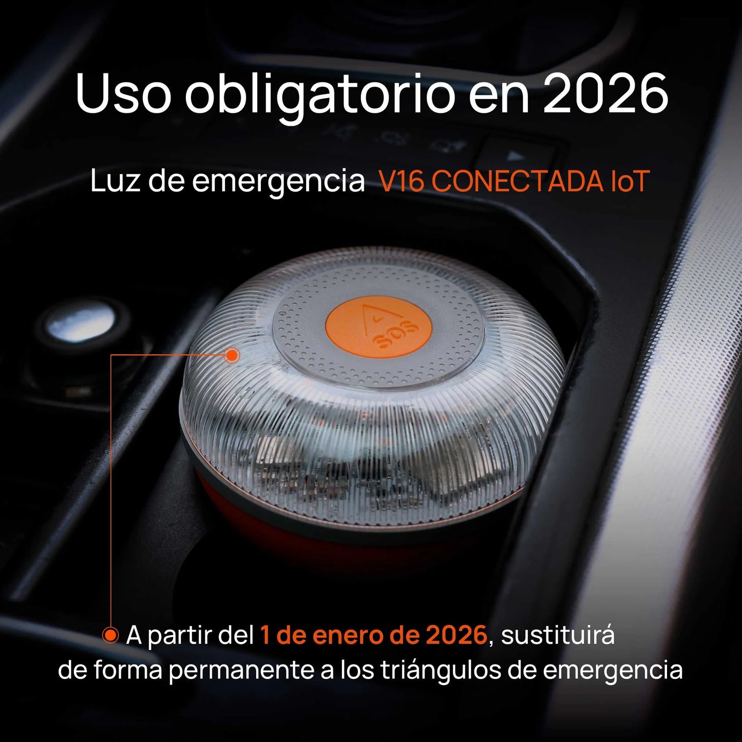 Baliza V16 Flash Led IoT