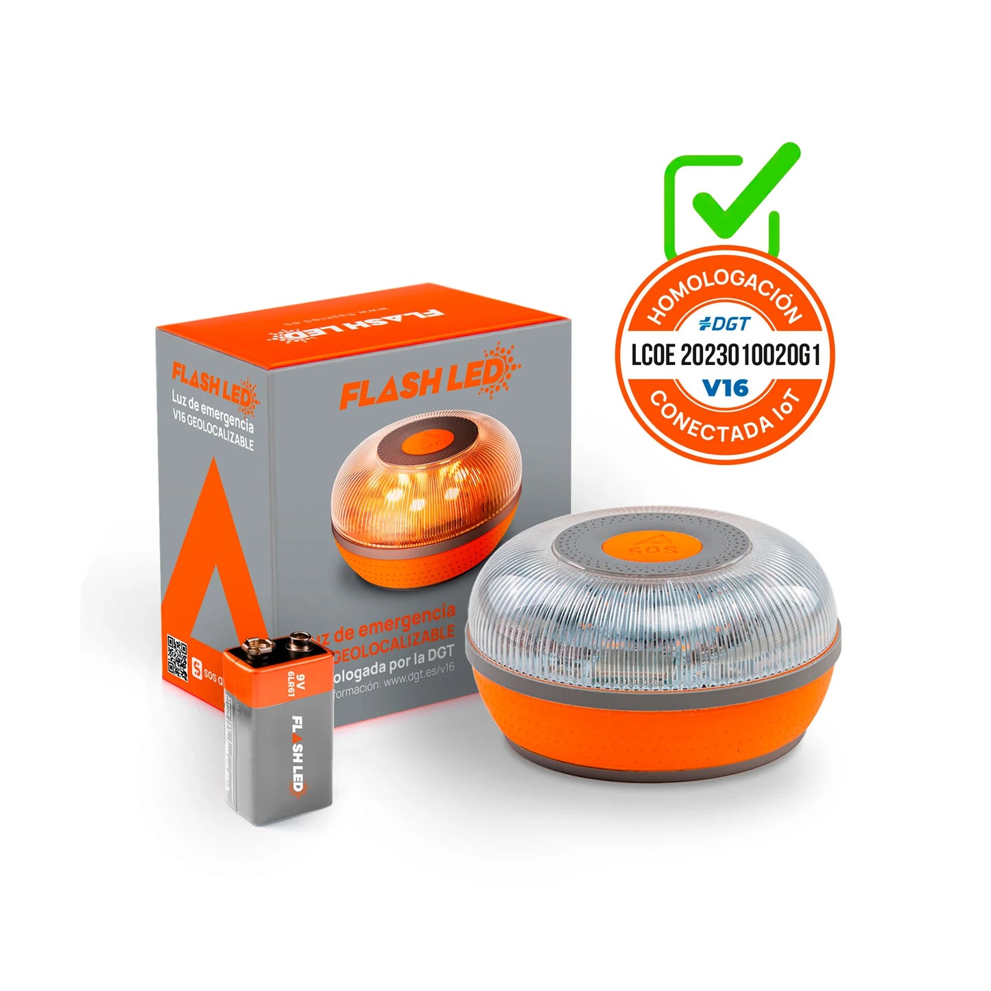 Baliza V16 Flash Led IoT